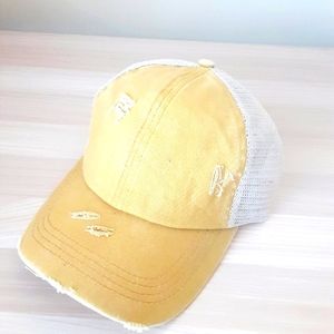 Ponytail hat for women